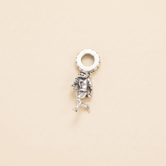 American Football Player Charm, 925 sterling silver charm, photo 1