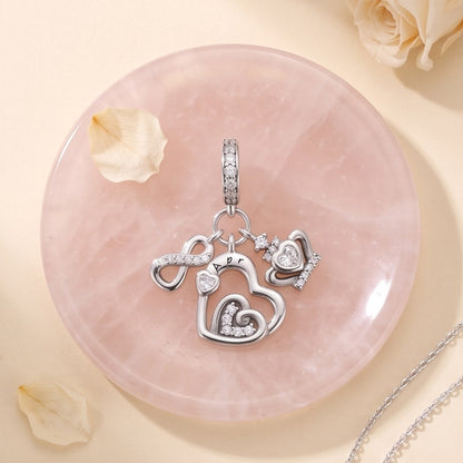 April Birthstone Dangle Charm, 925 sterling silver charm, photo 8