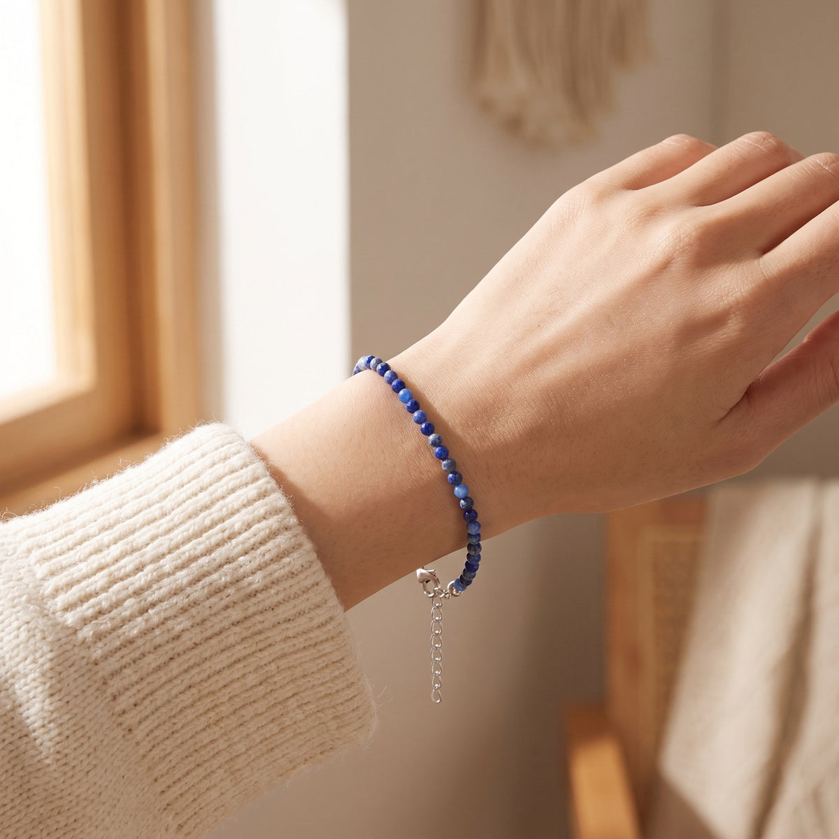 Lapis Lazuli Bead Bracelet, photo 3