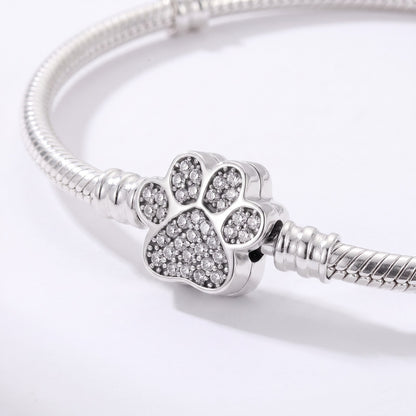 Paw Print Clasp Snake Chain Bracelet, photo 2