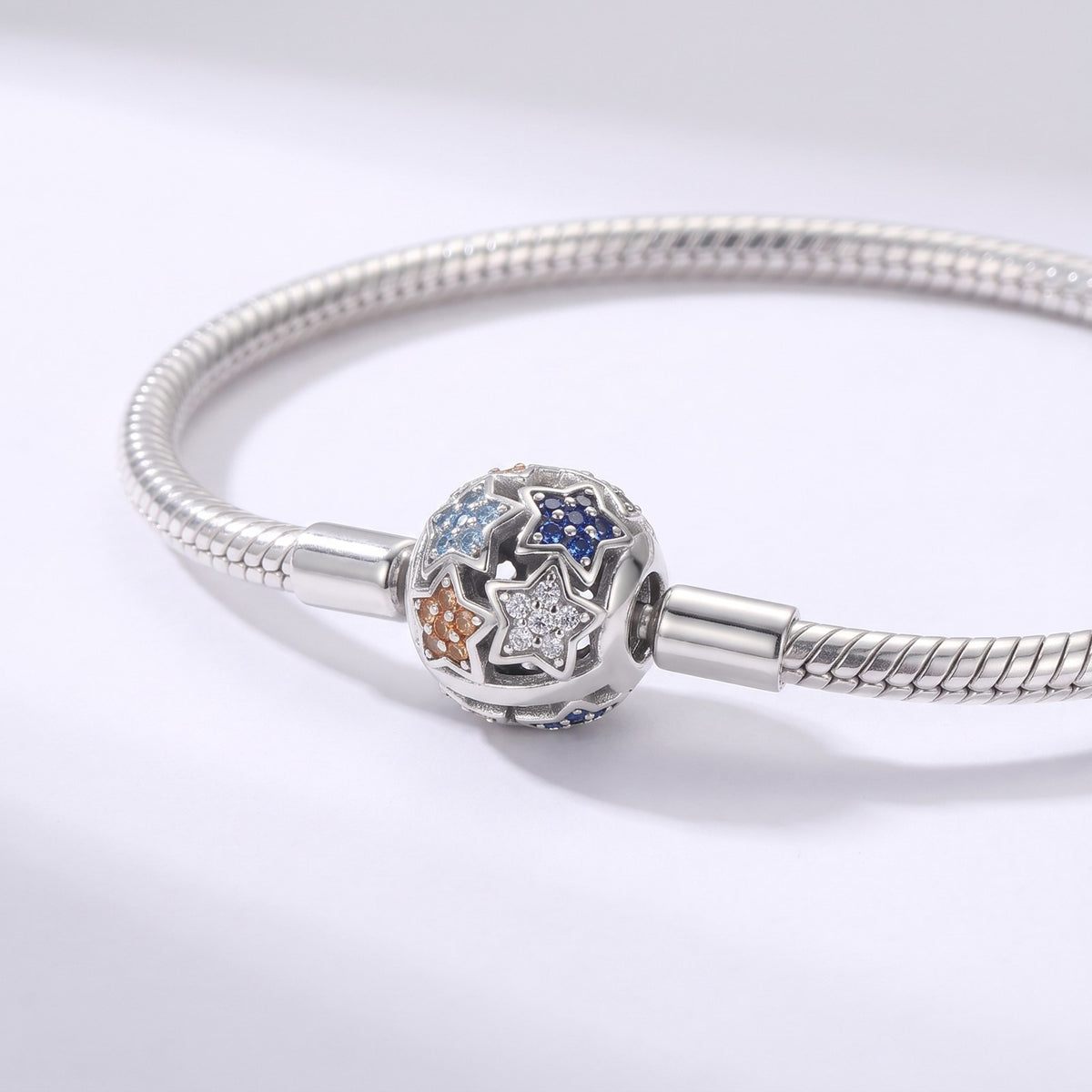 Starry Night Clasp Snake Chain Bracelet, photo 2