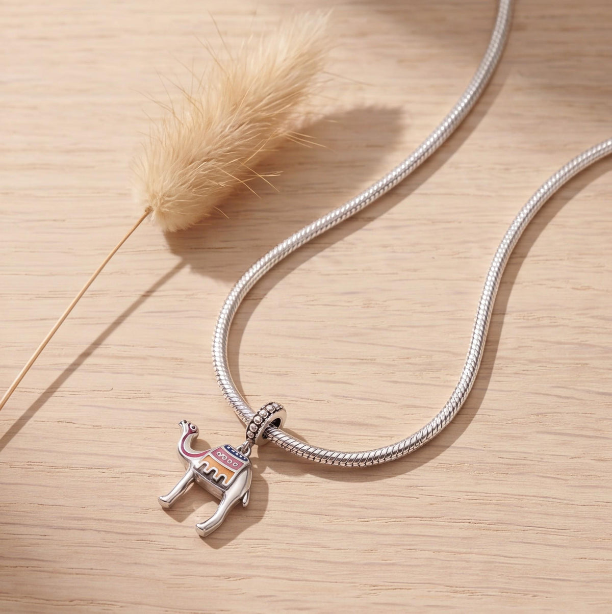 Desert Camel Charm, sterling silver dangle charm, photo 8