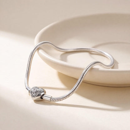 Heart Clasp Charm styled as a gift