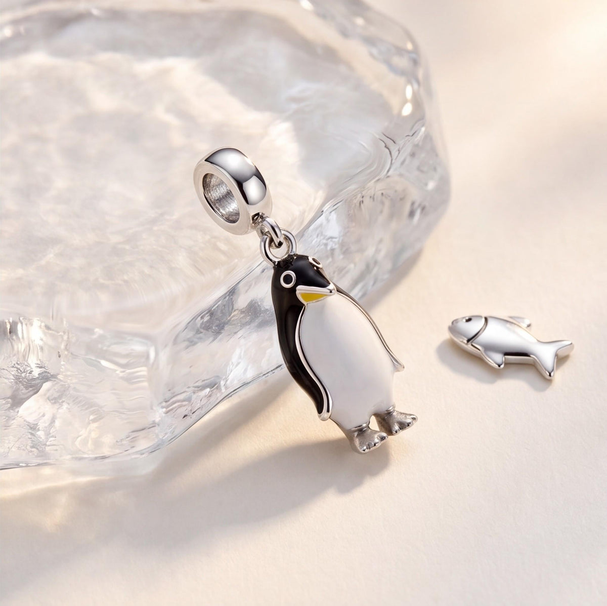 Penguin Dangle Charm, sterling silver dangle charm, photo 9
