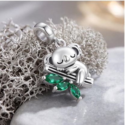 Koala Dangle Charm worn on a charm bracelet