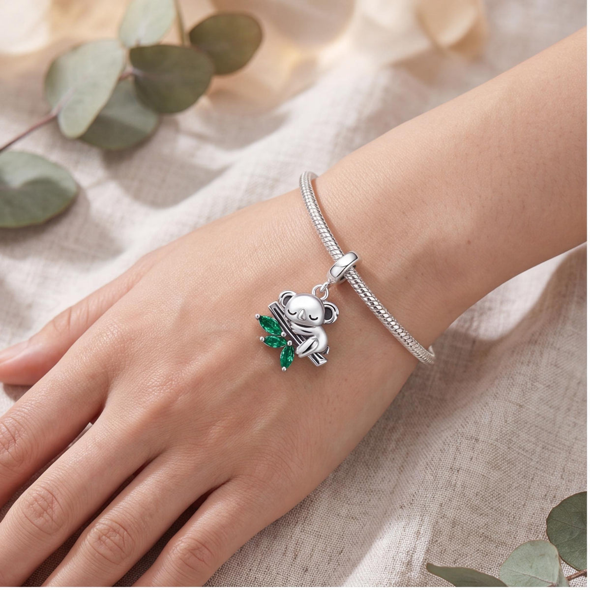 Koala Dangle Charm styled as a gift