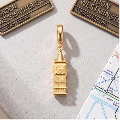 London Clock Tower Dangle styled as a gift