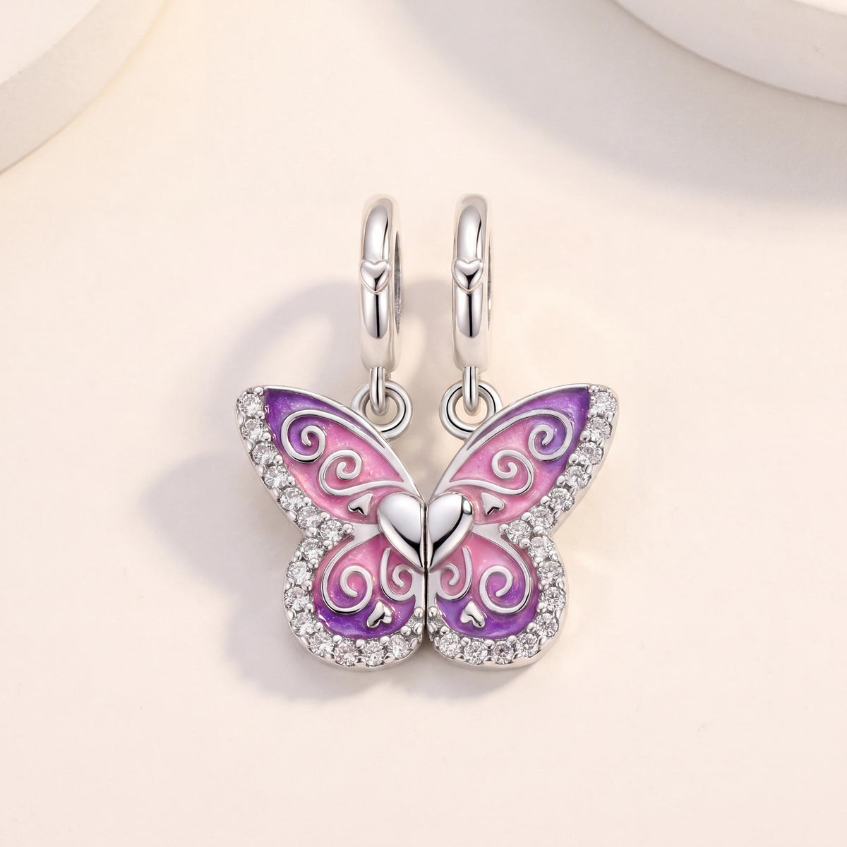 Sister Butterfly Charm, another close-up view