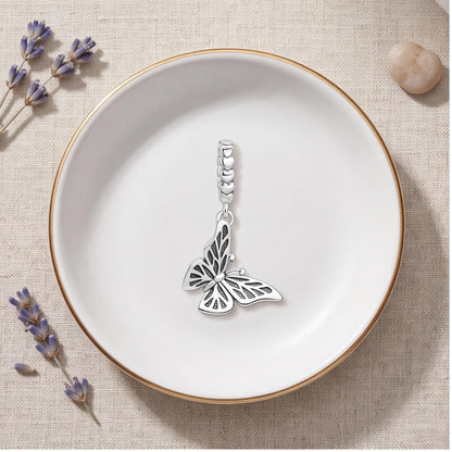 Butterfly Dangle Charm styled as a gift