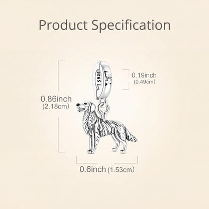 Golden Retriever Charm size and details