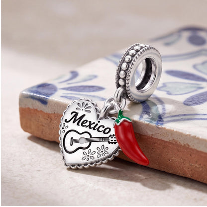 Mexico Heart Dangle styled as a gift