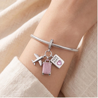 World Traveller Dangle, sterling silver dangle charm, photo 8