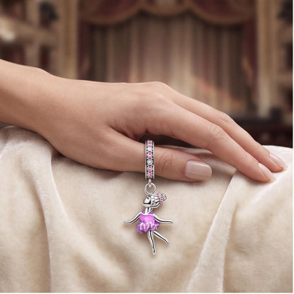 Ballerina Dangle Charm, sterling silver dangle charm, photo 9