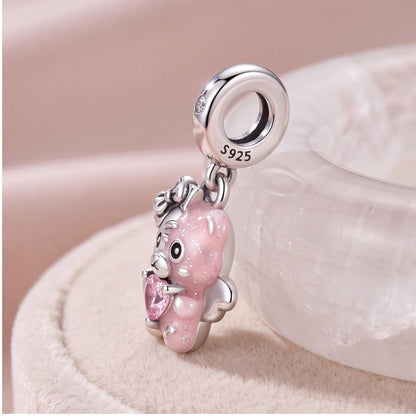Angel Bear Charm, another close-up view