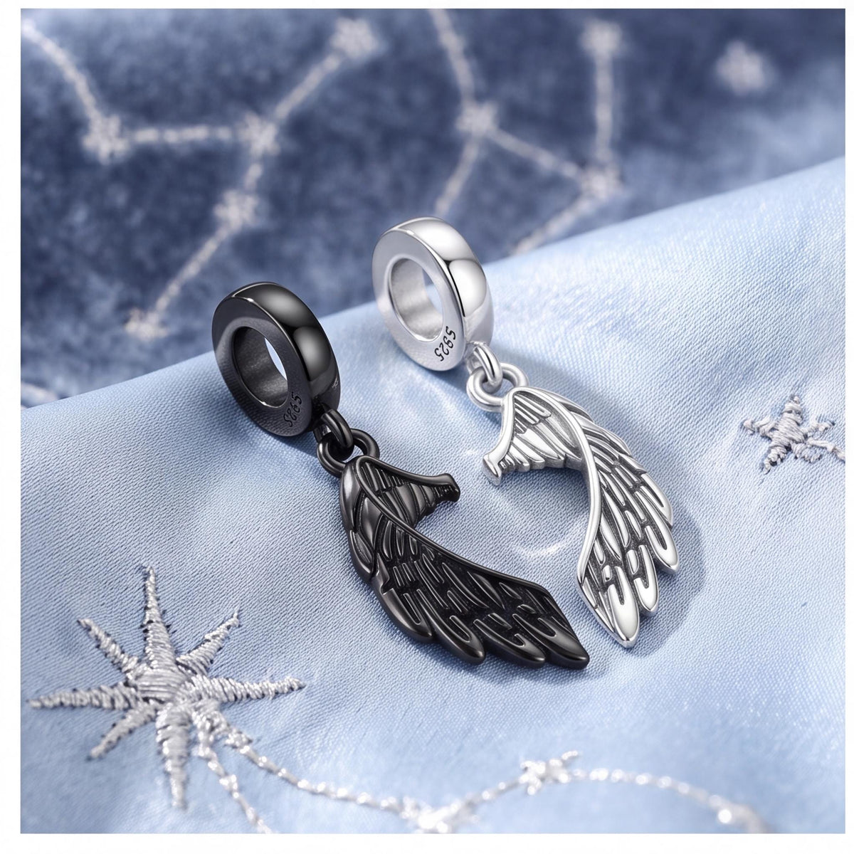 Angel Wing Dangle Charm styled as a gift