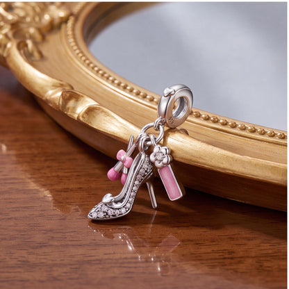Glam Makeup Dangle Charm, sterling silver dangle charm, photo 8