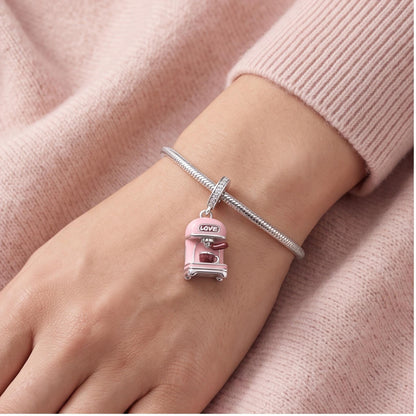 Coffee Machine Charm, sterling silver dangle charm, photo 8