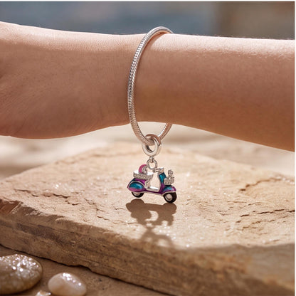 Scooter Dangle Charm, sterling silver dangle charm, photo 8