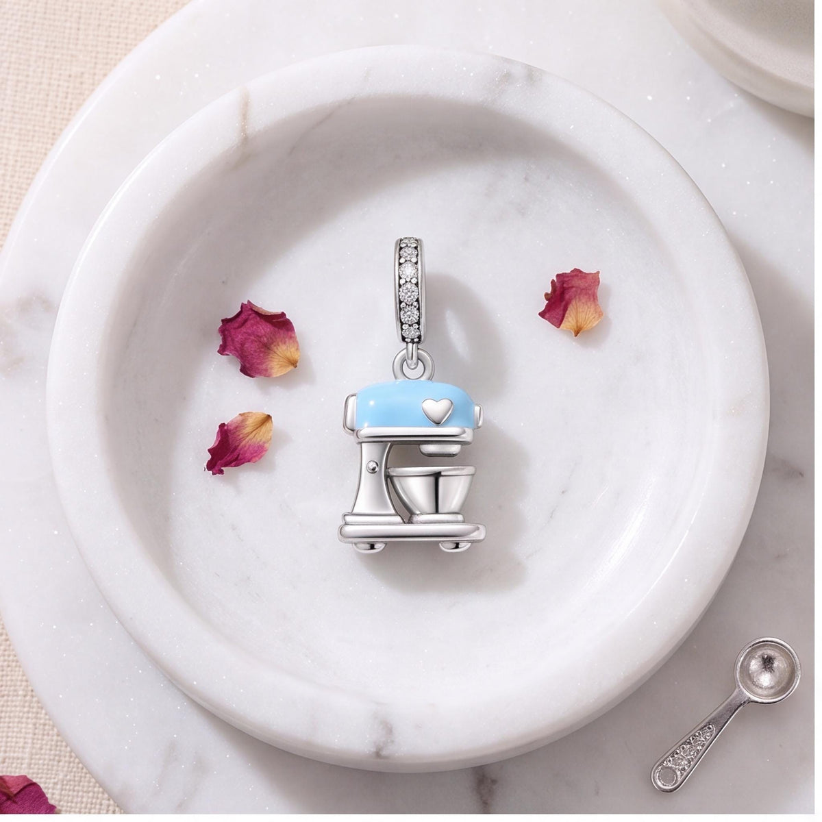 Stand Mixer Charm, sterling silver dangle charm, photo 8