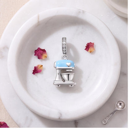 Stand Mixer Charm, sterling silver dangle charm, photo 8