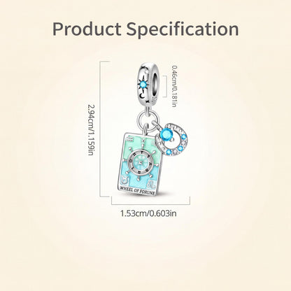Wheel of Fortune Charm size and details