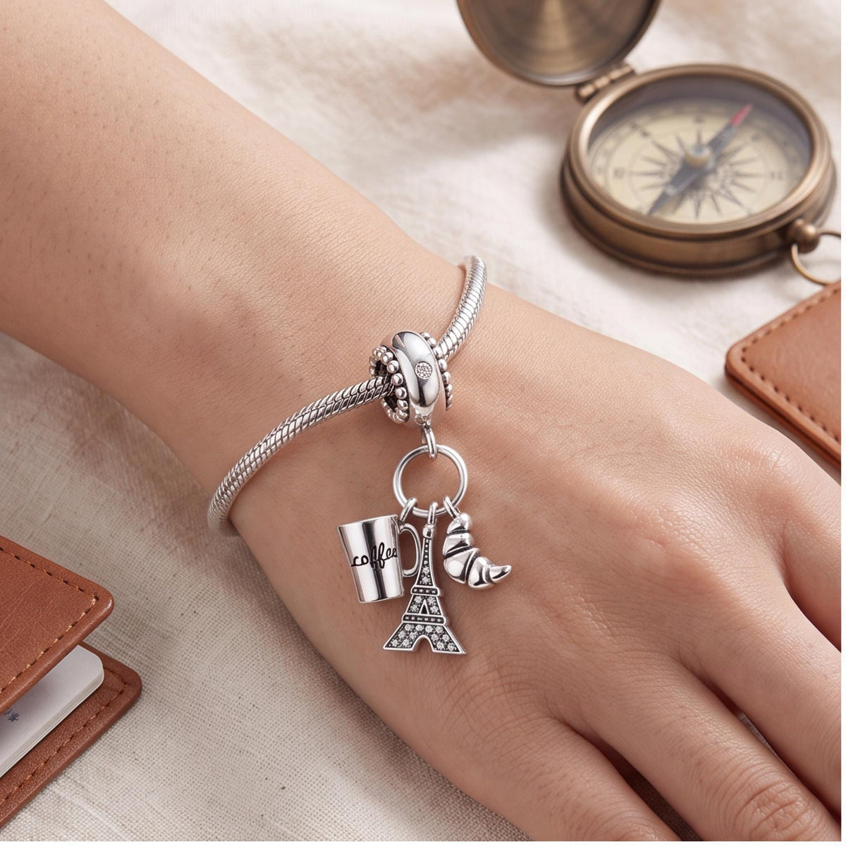 Paris Eiffel Tower Dangle styled as a gift