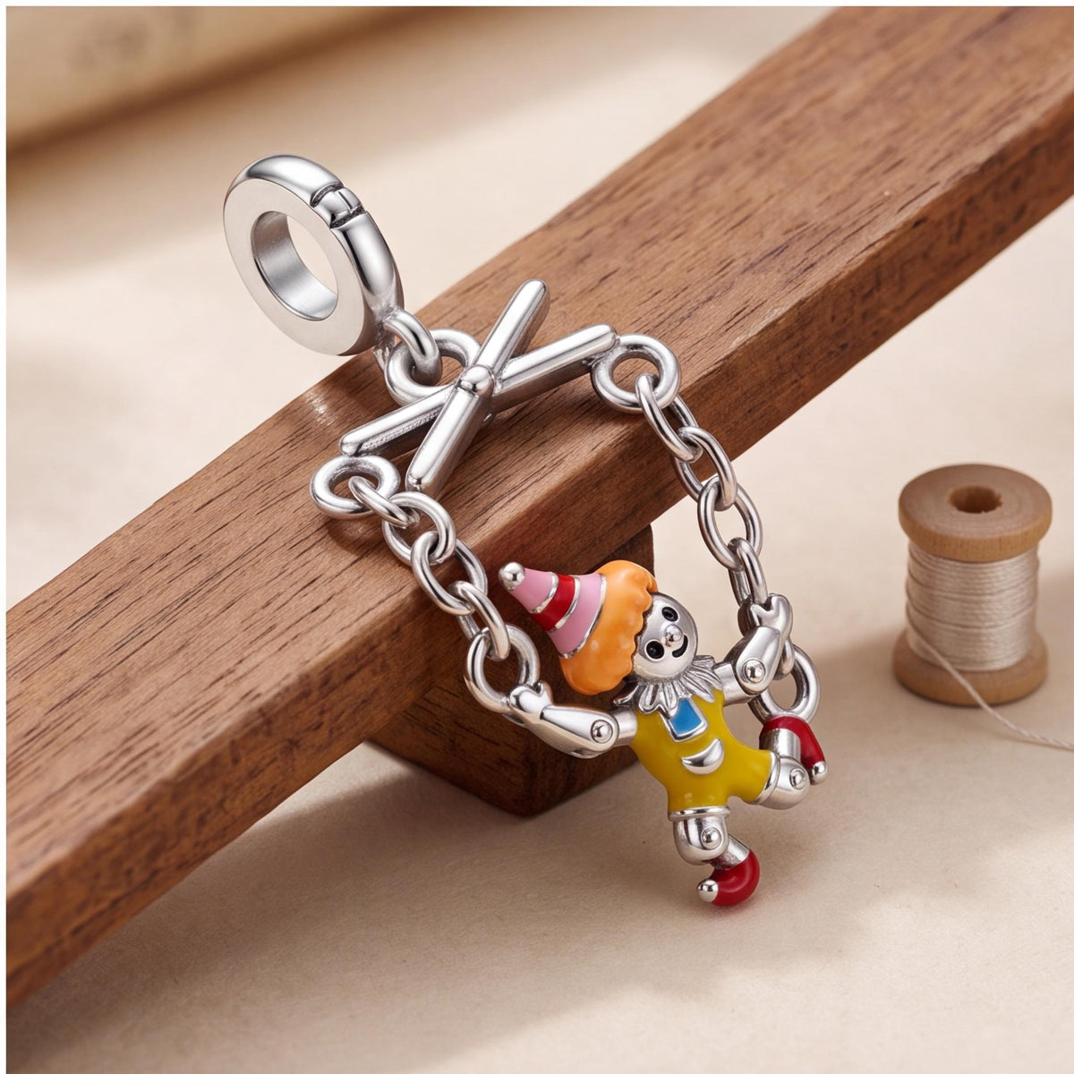 Puppet Marionette Charm styled as a gift