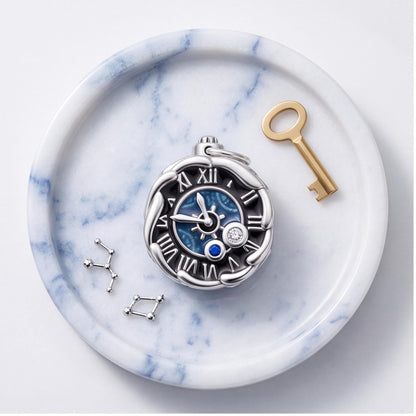 Pocket Watch Charm, sterling silver bead charm, photo 7