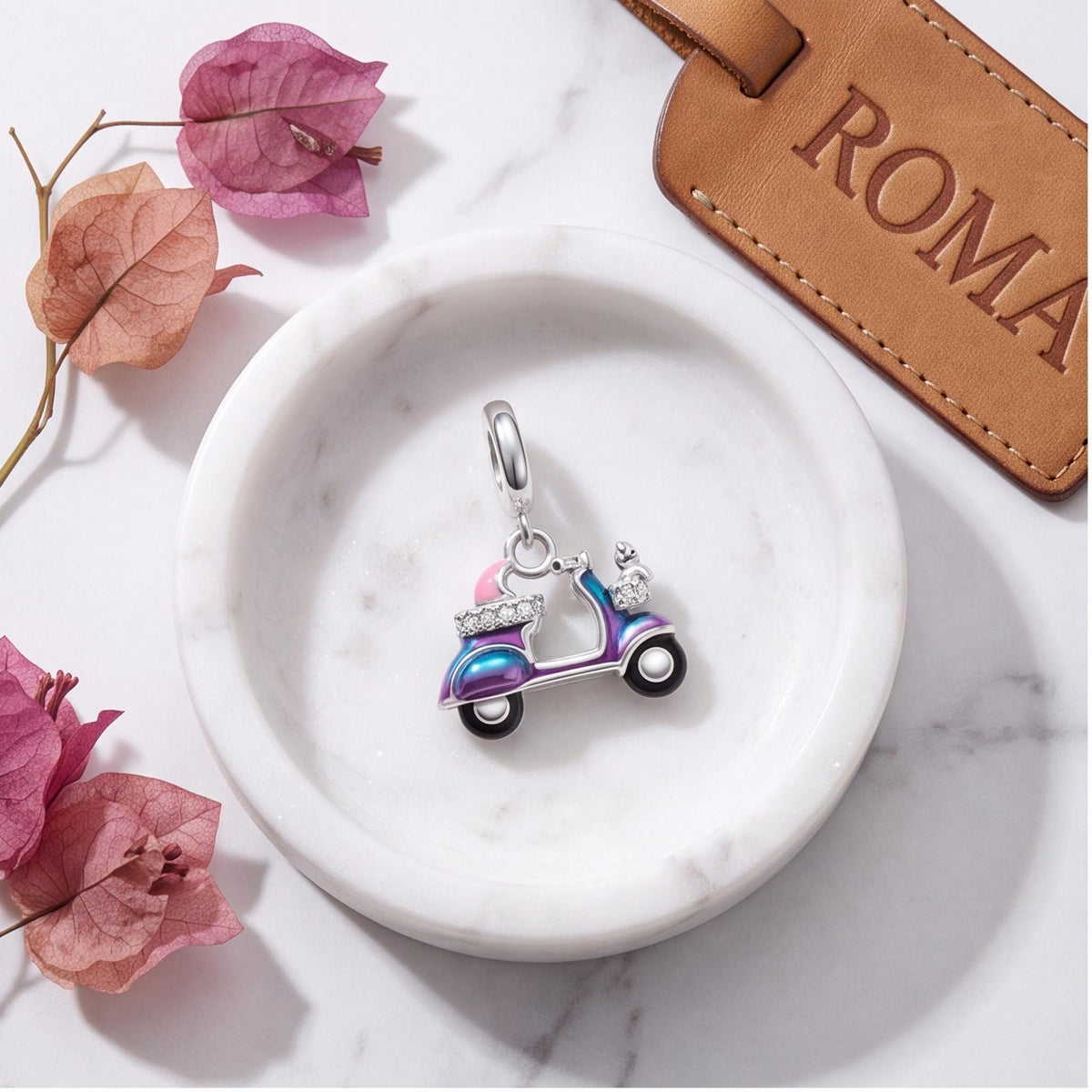 Scooter Dangle Charm, sterling silver dangle charm, photo 9