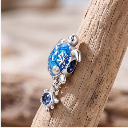 Mother Turtle Charm styled as a gift