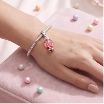 Gumball Machine Charm, sterling silver dangle charm, photo 8