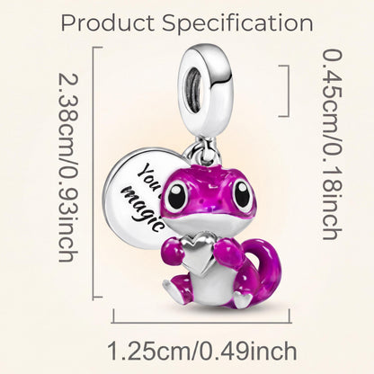 Magic Gecko Charm size and details