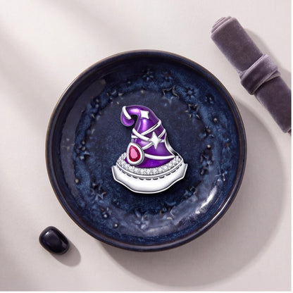 Wizard Hat Bead, sterling silver bead charm, photo 7