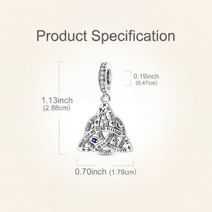 Trinity Knot Charm size and details