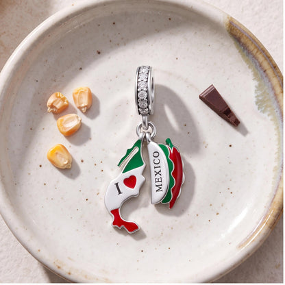 Mexico Dangle Charm, sterling silver dangle charm, photo 7