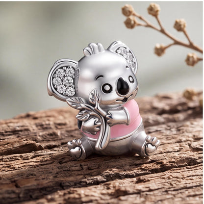 Koala Bear Charm on a silver charm bracelet