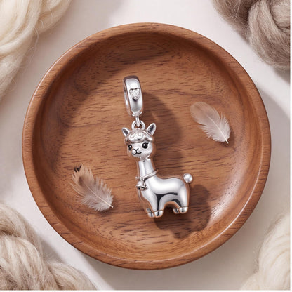 Alpaca Dangle Charm, sterling silver dangle charm, photo 10