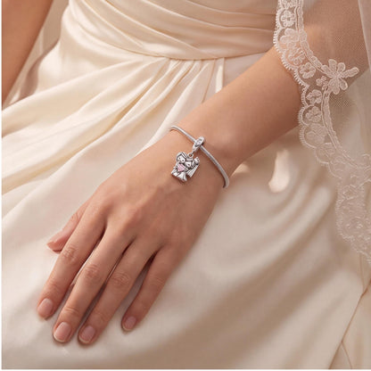 Bride and Groom Charm, sterling silver dangle charm, photo 10