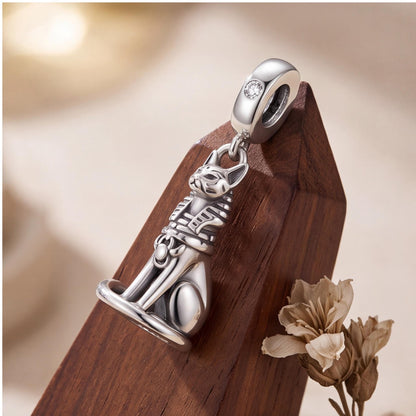Egyptian Cat Charm styled as a gift
