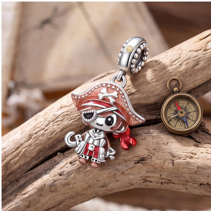 Pirate Dangle Charm styled as a gift