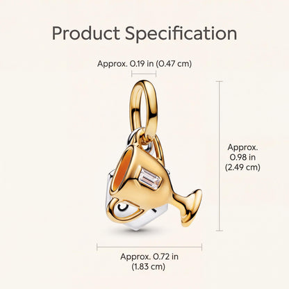 Trophy Cup Charm size and details